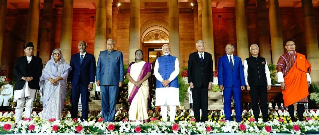 प्रधानमन्त्री प्रचण्ड भारतीय प्रधानमन्त्रीको शपथ ग्रहण समारोह कार्यक्रममा सरिक