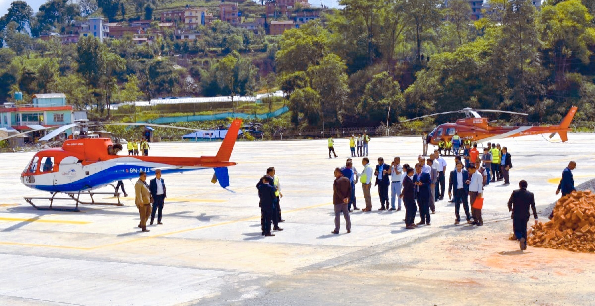 काठमाडौं त्रिभुवन विमानस्थलबाट अबदेखि हेलिकप्टर उडाउन नपाउने