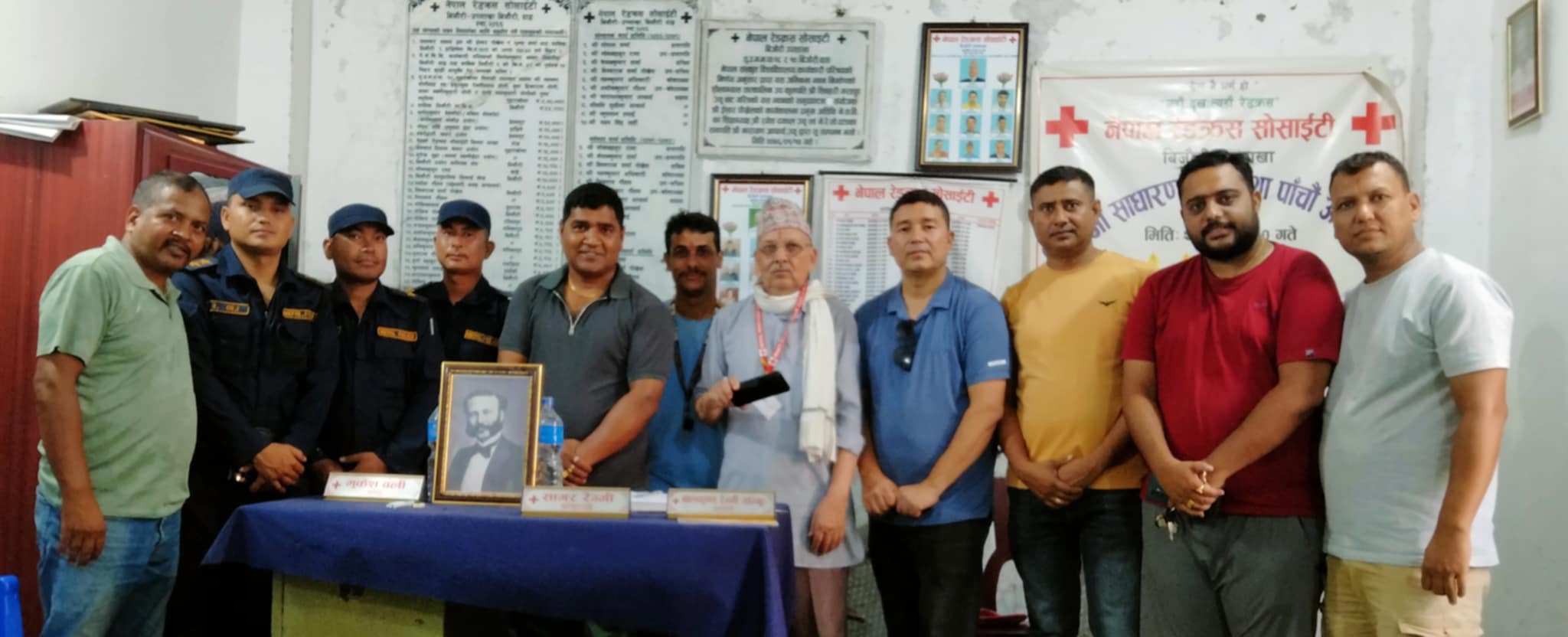 बाढी पहिरो उद्धारको लागि नेपाल रेडक्रस सोसाइटी बिजौरीद्वारा समिति गठन