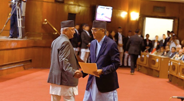 नेपाली कांग्रेस र नेकपा एमाले एक दशकपछि सत्ता सहकार्य सहमति