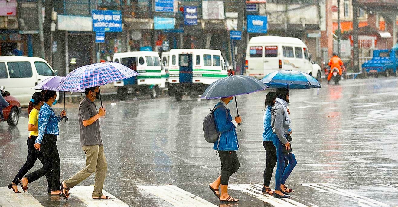 सबै प्रदेशको जिल्लामा चट्याङ्गसहित वर्षाको सम्भावना : मौसम पूर्वानुमान महाशाखा
