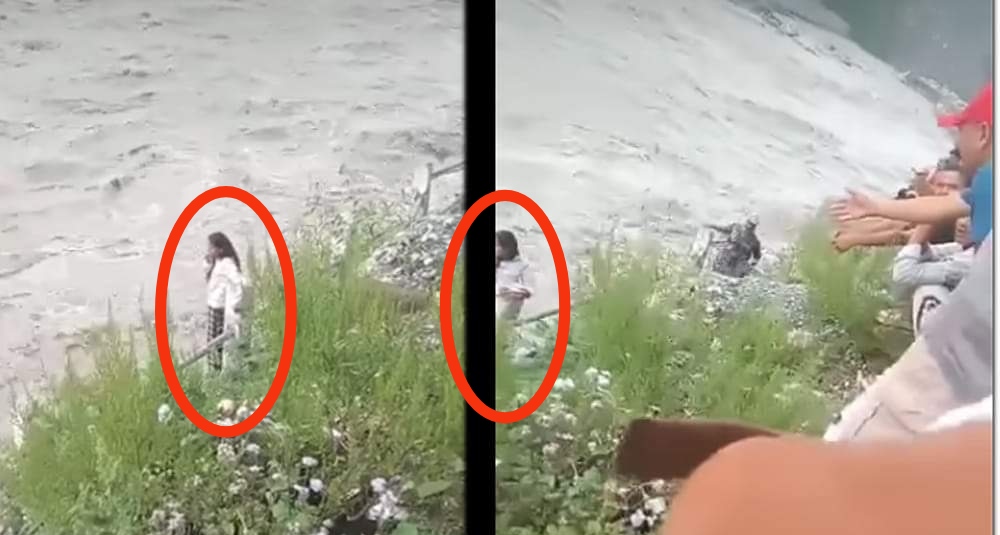सामाजिक सञ्जालमा महिला महाकाली नदीमा हाम फालेको भिडियो सार्वजनिक