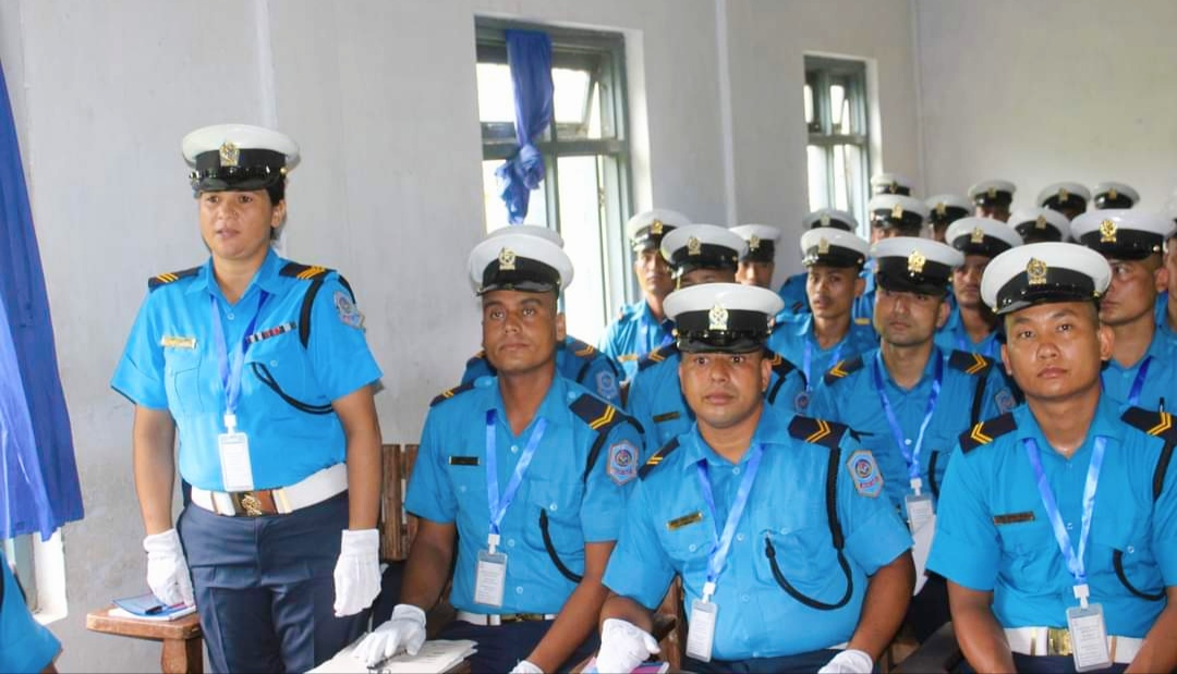 ट्राफिक नियन्त्रण प्रहरी वरिष्ठ हवलदार प्रहरी जवानको आठौं समूहको तालिम उद्घाटन सम्पन्न