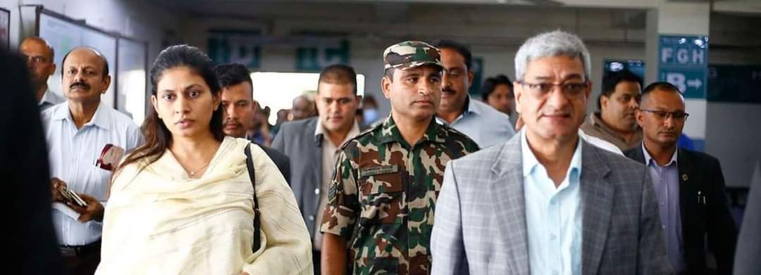 भारतका राज्यमन्त्री रक्षा निखिल खड्से नेपालमा दुर्घटनाका घाइते नागरिकको स्वास्थ्य अवस्थाबारे बुझ्न