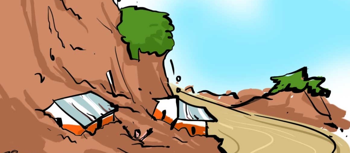गुल्मीमा पहिरोले घर पुरिँदा ४ जनाको मृत्यु