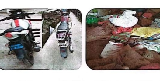 महोत्तरी प्रहरीले अवैध रक्सी लत्ताकपडा र खाद्यान्न सामाग्रीहरुसहित मोटरसाईकल पक्राउ