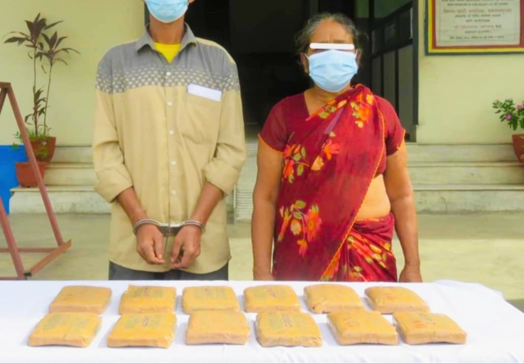 मकवानपुर प्रहरीले ६ किलो लगुऔषध चरेस पदार्थसहित २ जना पक्राउ