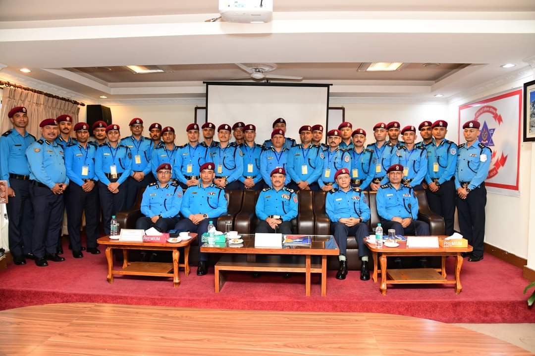 नेपाल प्रहरीको अपराध अनुसन्धान सिनियर प्रहरी अधिकृत तालिमको अन्तरक्रिया सम्पन्न
