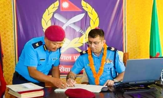 बागमती प्रदेश प्रहरी प्रमुख डिआईजी कृष्णहरि शर्माले जिम्मेवारी सम्हाले