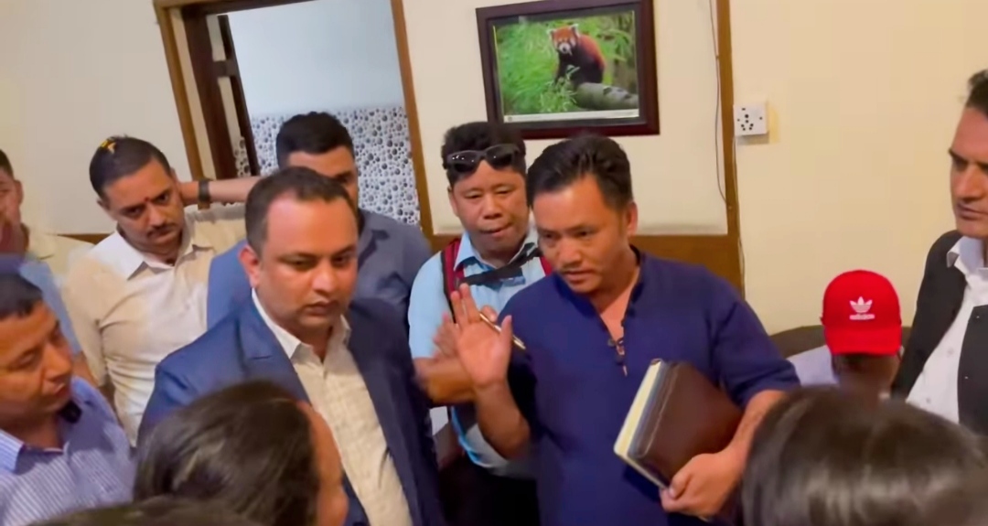 प्रेस चौतारीका अध्यक्ष गणेश बस्नेतलाई पक्राउ गर्न प्रहरीले प्रयास गरेको प्रति बिरोध