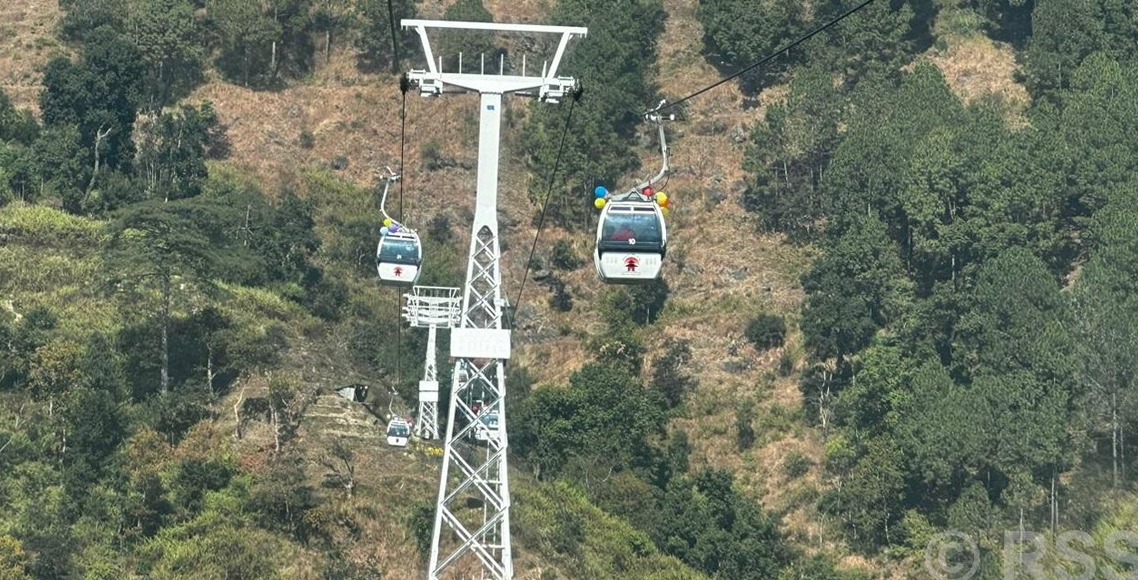 मनकामना केबलकार ३ दिन बन्द हुने