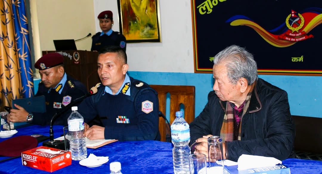 पूर्व प्रहरी कर्मचारी तथा अमर,अशक्त परिवारहरुसँग प्रदेश डिआईजी कार्कीद्वारा अन्तरक्रिया,