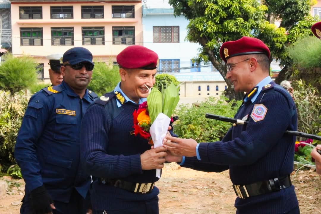 डीआईजी कार्कीद्वारा पाल्पा निरीक्षण शान्ति सुरक्षा बनाइ जनतालाई अनुभूति दिन निर्देशन,                            