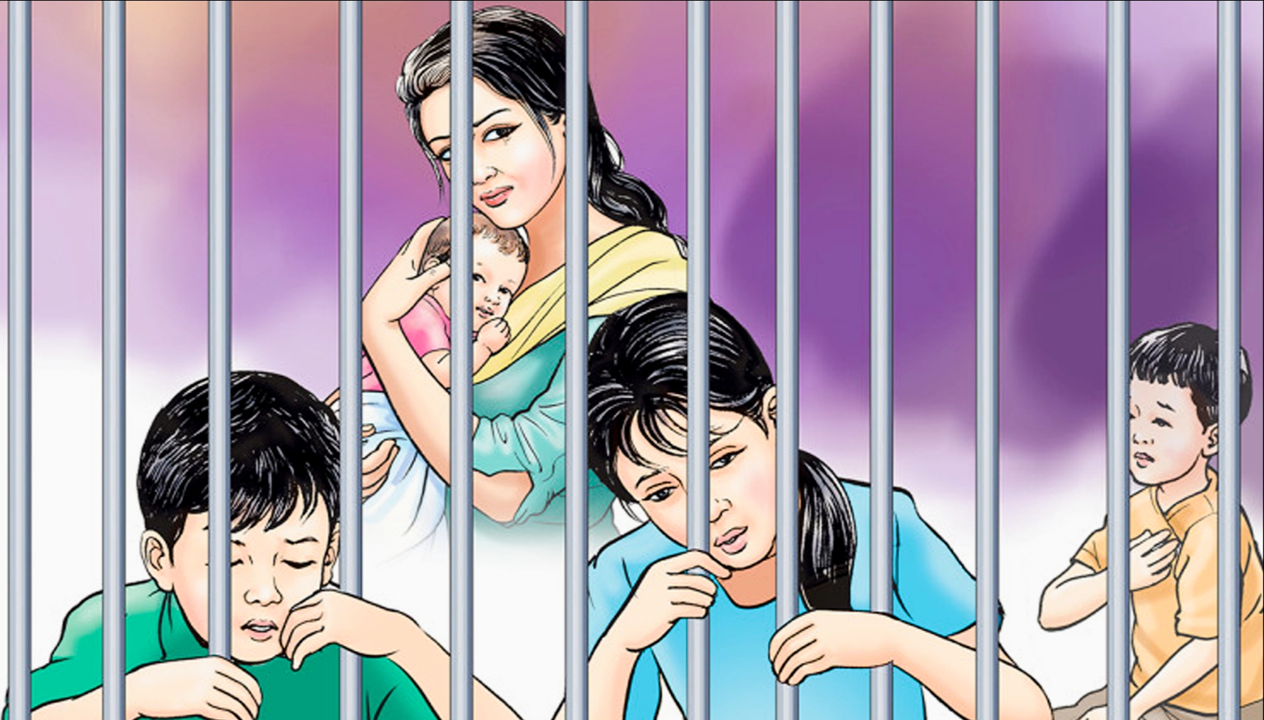 कारागारमा आमासँग बालबालिका बस्न बाध्य,
