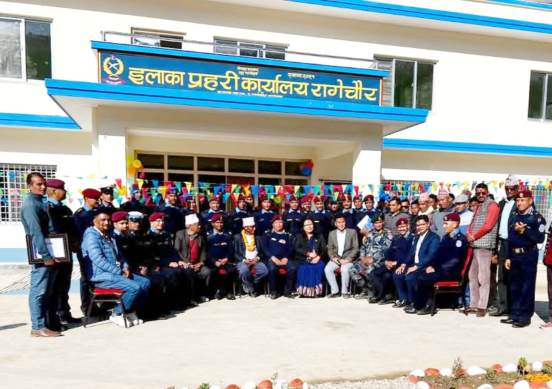 ईप्रका रांगेचौर सल्यानको नव-निर्मित भवन एआईजी टेक प्रसाद राईद्वारा उद्घाटन,