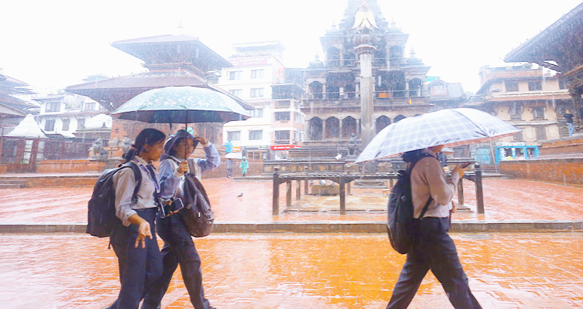 पहाडी जिल्लाको भू-भागका एक-दुई स्थानमा वर्षा जारी : मौसम पूर्वानुमान महाशाखा