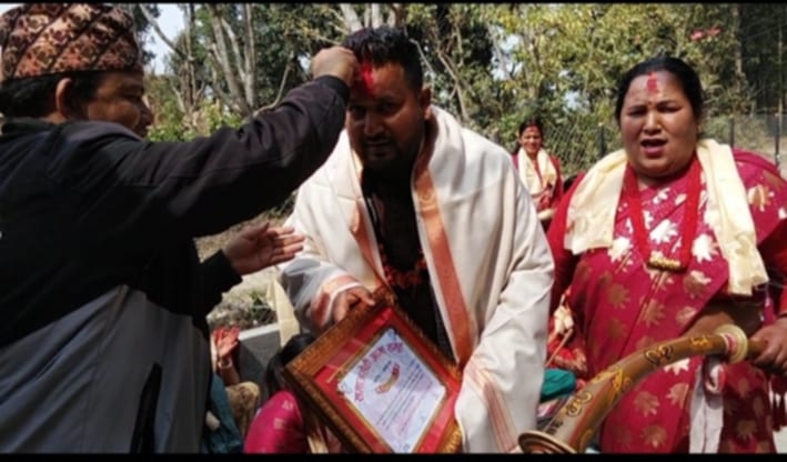 तुलसीपुरका बसन्त कुमार खड्का सम्मानित,