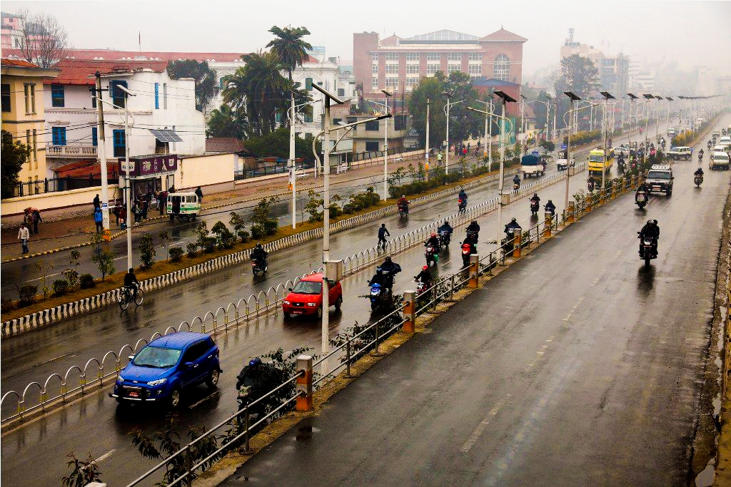 काठमाडौँ उपत्यकामा वर्षा जारी,