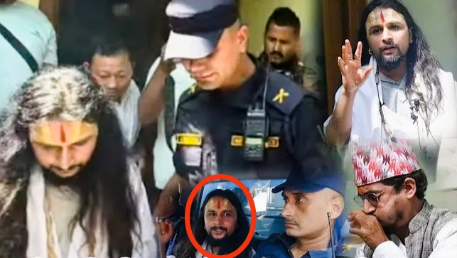 आन्दोलनमा ढुंगा हान्ने धर्मगुरु पुष्कर खतिवडा ललितपुरको इमाडाेलबाट पक्राउ,