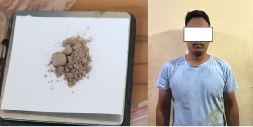 दाङको राजपुर देउखुरीबाट लागुऔषध ब्राउन सुगरसहित एक युवक पक्राउ,