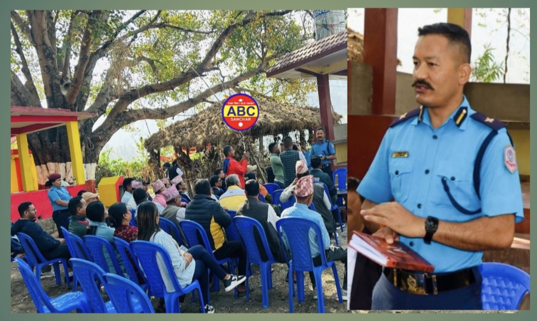 ईलाका प्रहरी कार्यालय भालुवाङको नागरिक सुनुवाइ इन्स्पेक्टर माझीको सक्रियतामा उल्लेख्य कामहरु