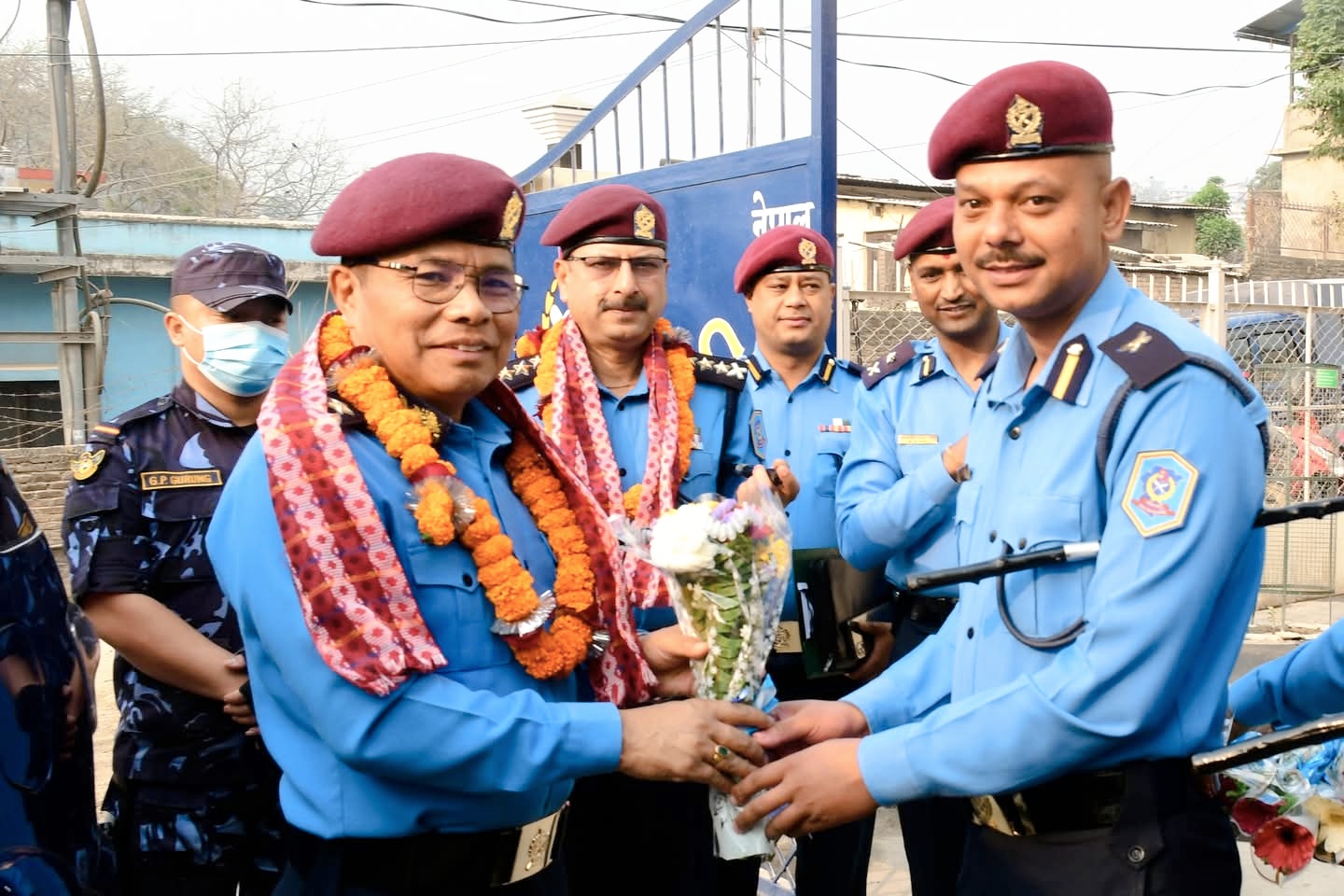 एआईजी टेक बहादुर तामाङद्वारा प्रहरी वृत्त कीर्तिपुरको नव:निर्मित नवदुर्गा भगवती मन्दिर समुद्‍घाटन