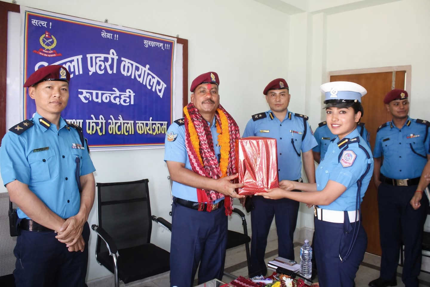 रुपन्देही जिल्ला प्रहरी प्रमुख एसपी रन्जित सिंह राठौर एक बर्ष कार्यकाल पुरा गरेर भए बिदाई
