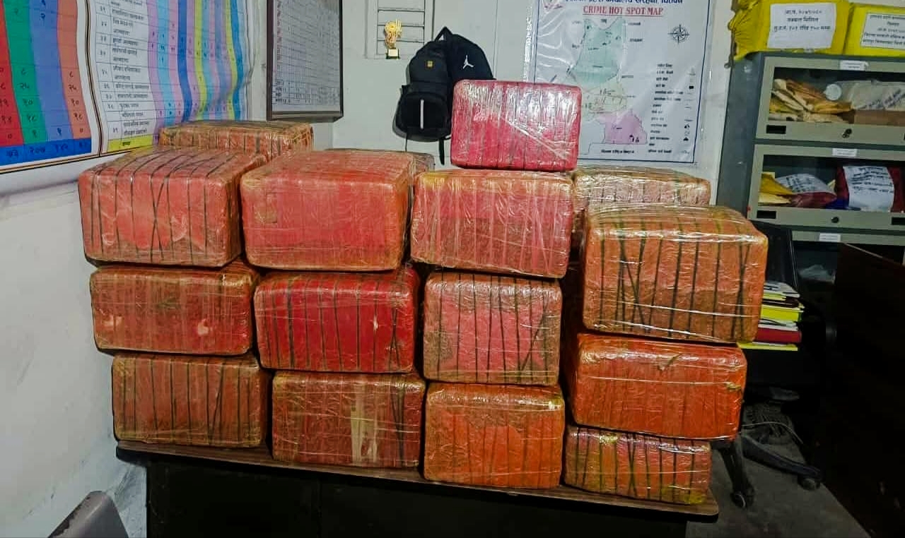 भारतीय ट्रकमा २ सय किलो गाँजा बरामद,
