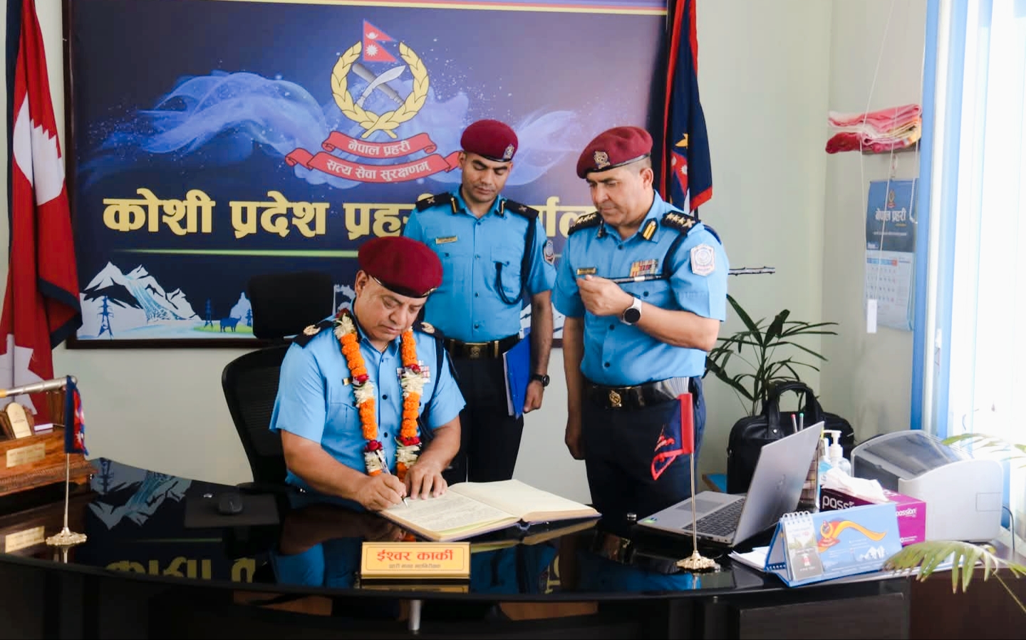 डिआईजी ईश्वर कार्कीले कोशी प्रदेश प्रहरी कार्यालयको प्रहरी प्रमुखको जिम्मेवारी सम्हाले