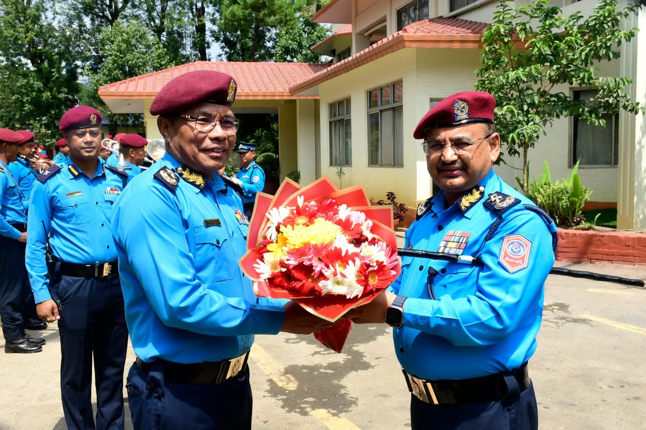 आईजिपी दिपक थापाद्वारा काठमाडौं उपत्यका प्रहरी कार्यालयको निरीक्षण तथा सम्बोधन,