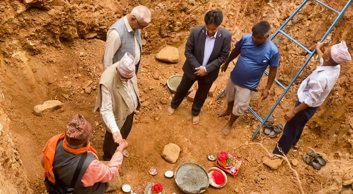 मानव सेवा आश्रम दाङको तुलसीपुरमा नयाँ भवन निमार्णको लागि भुमि पुजन सम्पन्न