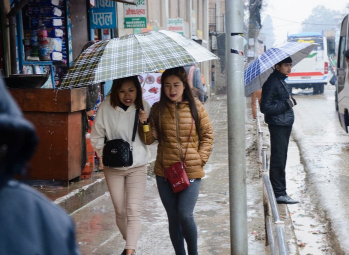 आजको मौसम मेघगर्जन र चट्याङसहित वर्षा हुने, मौसम पूर्वानुमान महाशाखा