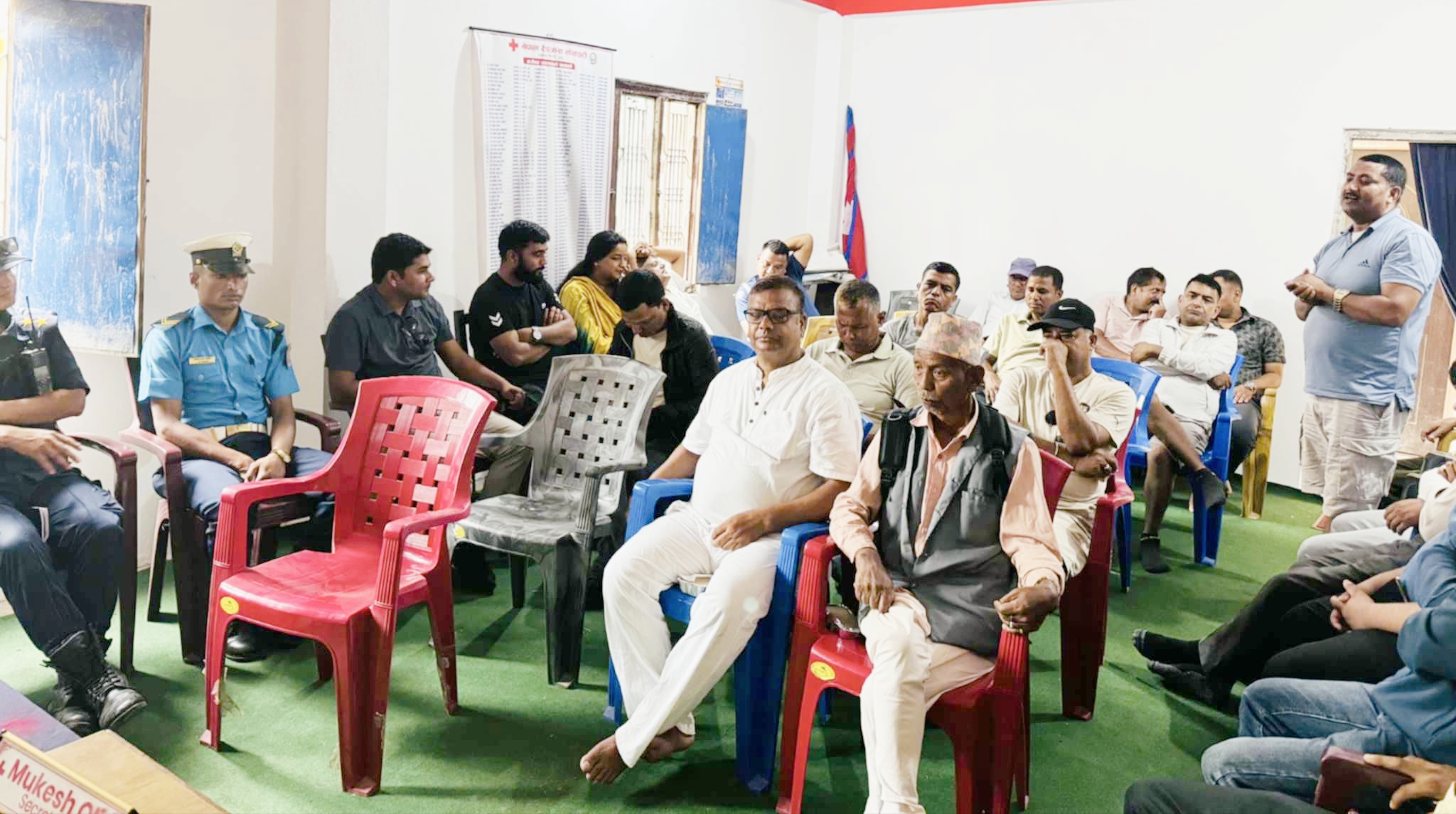 बिजौरीमा रेडक्रस सोसाइटी उपशाखा प्राकृतिक प्रकोप वादीपहिरो मानवीय,जनधनको रोगथाम बिपद न्यूनीकरण