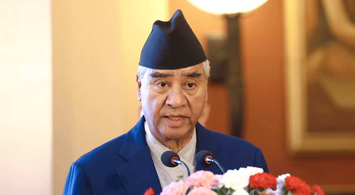 भिजिट भिसा प्रकरणमा गृहमन्त्री विरुद्ध झुटा आरोप लगाउने प्रयास भयो, सभापति देउवा,