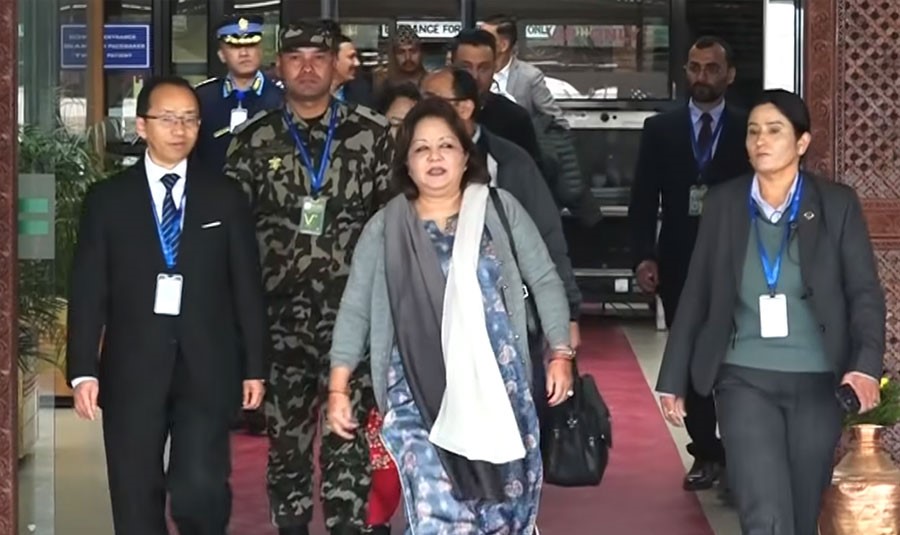 परराष्ट्र मन्त्री डा.आरजु राणा देउवा इटाली प्रस्थान,