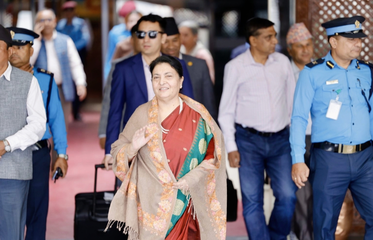 पूर्वराष्ट्रपति विद्यादेवी भण्डारीले बुधबारबाट राज्यका तर्फबाट प्राप्त सबै सेवासुविधा त्यागेको घोषणा