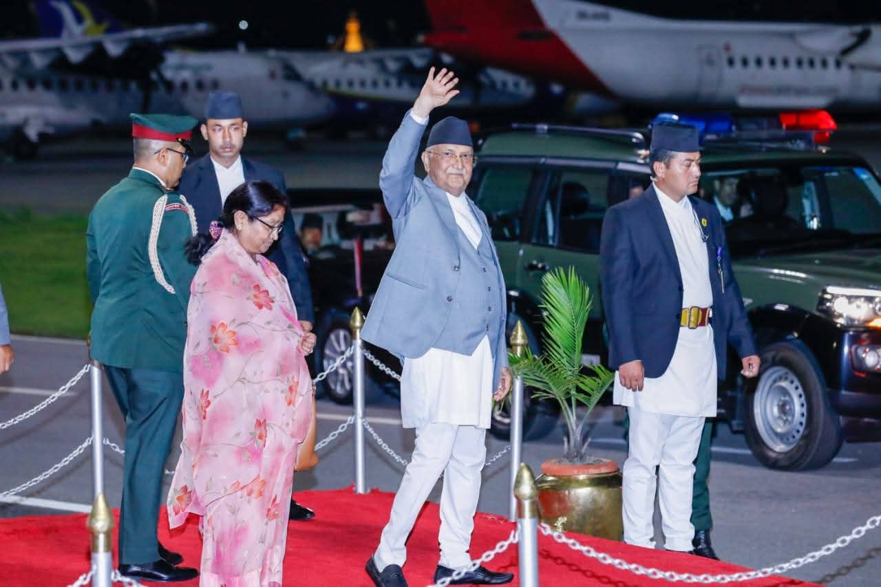 आइतबार राती प्रधानमन्त्री केपी शर्मा ओली तुर्कमेनिस्तान प्रस्थान,