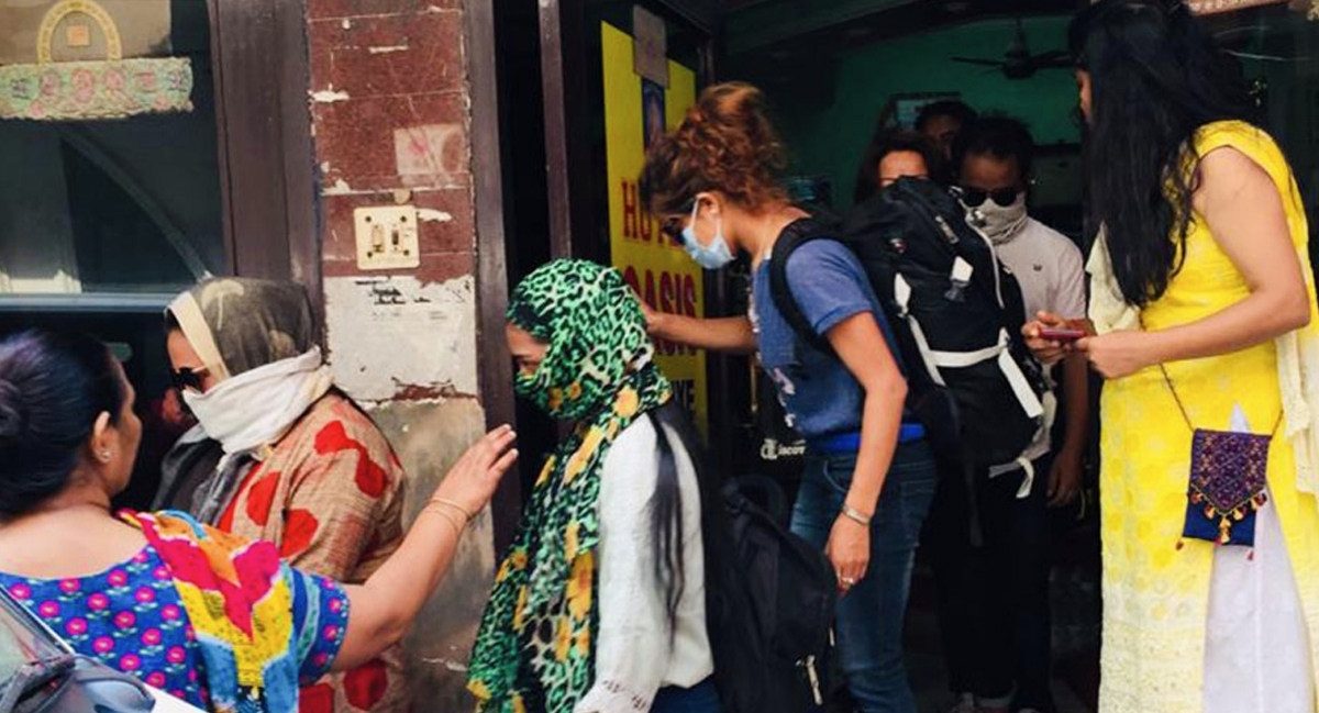 भारतको बाटो भएर तेस्रो देश लैजान लागिएका ४० जना नेपाली महिलाहरुको उद्धार