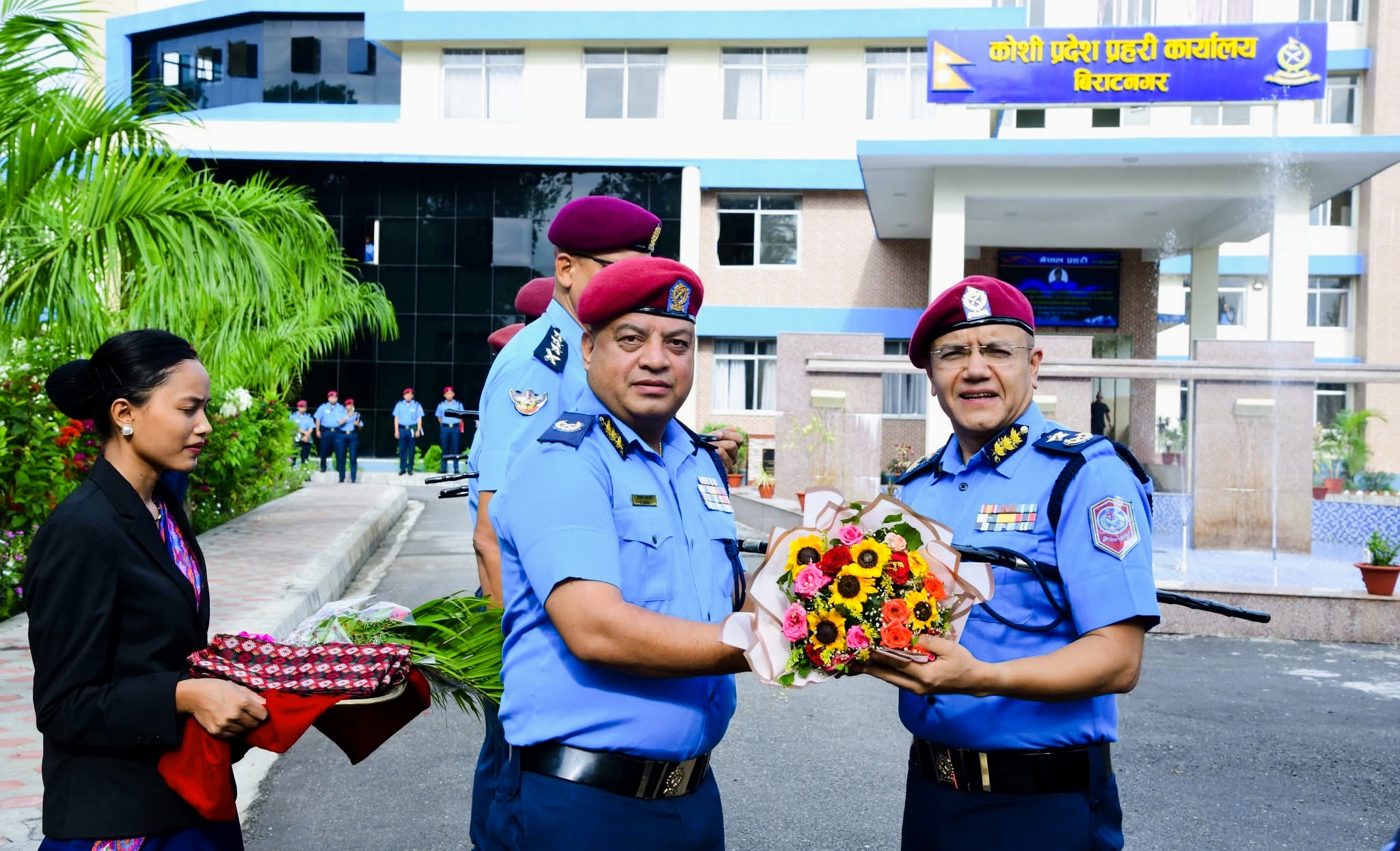कार्यदक्षता मूल्याङ्कन Police Baton २०८२ अन्तरगत एआईजी केसीद्वारा कोशी प्रदेशको निरीक्षण,