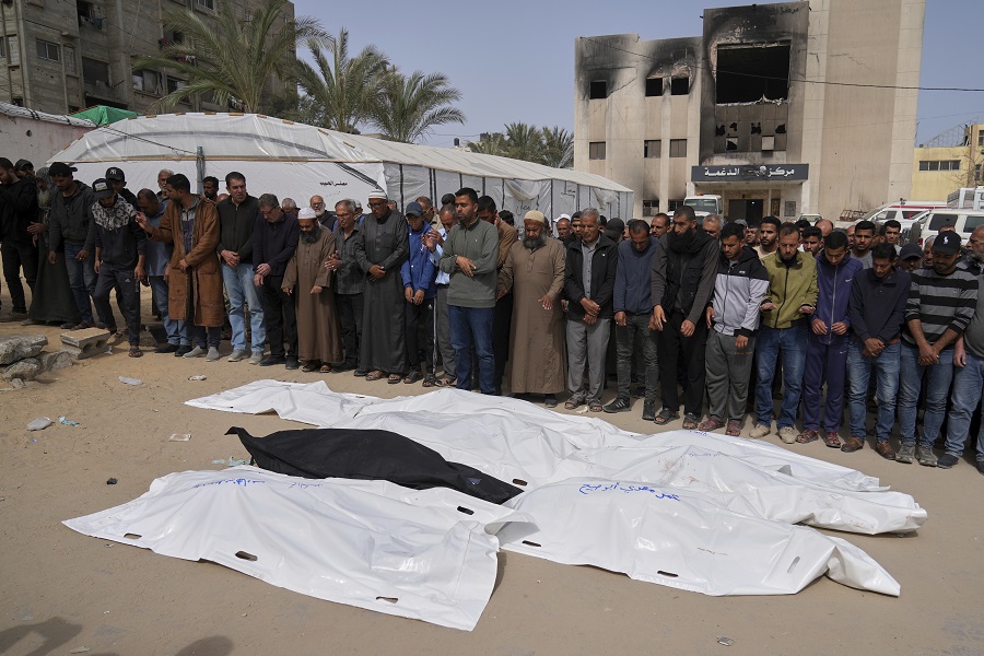 गाजामा इजरायली आक्रमणमा परेर २४ जना प्यालेस्टिनीहरुको मृत्यु,