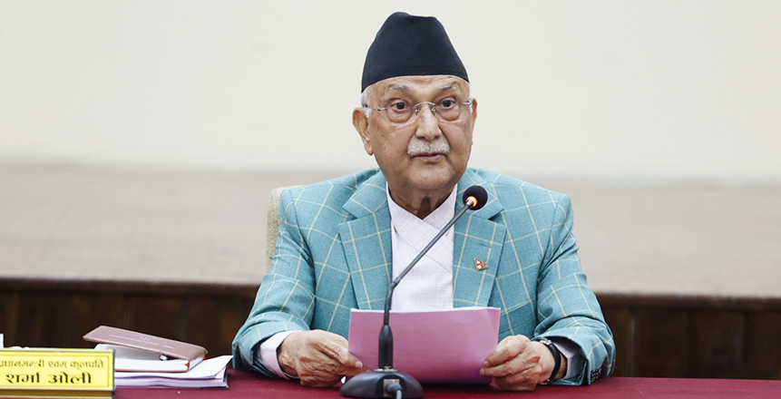 प्रधानमन्त्री केपी शर्मा ओलीले राजीनामा दिए