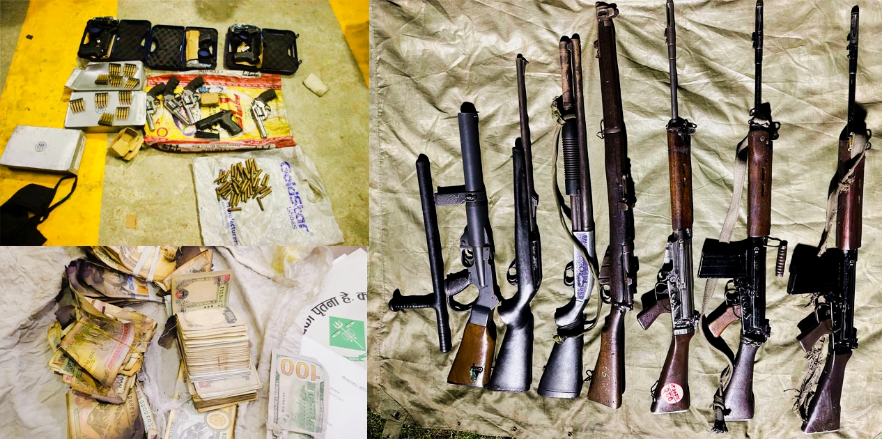 लुटपाट तथा हिंसात्मक गतिविधिमा संलग्न ३४ जना पक्राउ,३३ लाख ७० हजार बरामद,