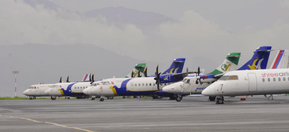 खराब मौसमका कारण त्रिभुवन अन्तर्राष्ट्रिय विमानस्थलबाट हुने आन्तरिक उडानहरू प्रभावित,