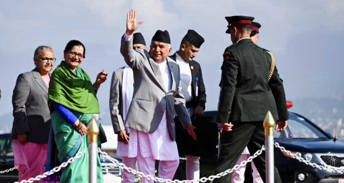 राष्ट्रपति रामचन्द्र पौडेल कतारको राजधानी दोहा कतारमा दोस्रो विश्व शिखर सम्मेलनमा सहभागी प्रस्थान,