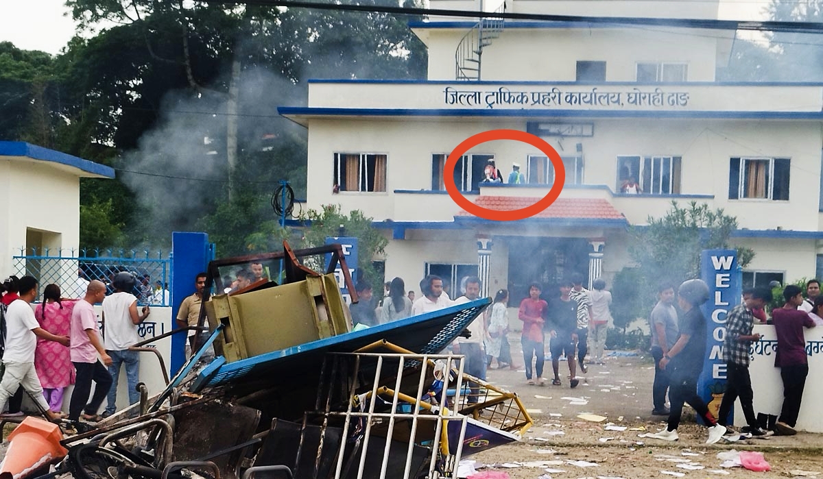 दाङमा अदालत र ट्राफिक प्रहरी कार्यालय तोडफोड आगजनी गरेको आरोपमा १० जना पक्राउ,