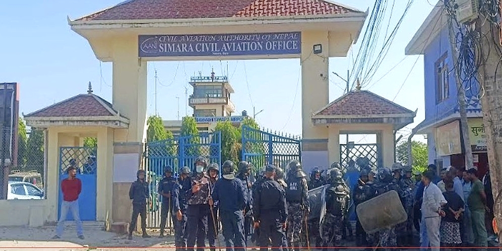 बाराको सिमरामा प्रदर्शनकारीहरूले कर्फ्यूको अवज्ञा गर्दै सिमरा र जितपुर क्षेत्र तनावग्रस्त