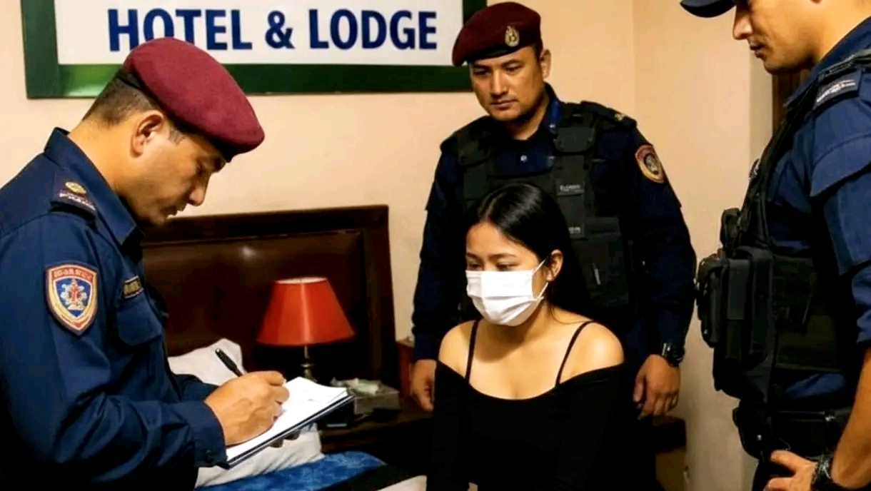 होटलमा प्रहरीको छापा,एक युवती रङ्गेहात फेला होटेलहरुमा प्रहरीको निगरानी