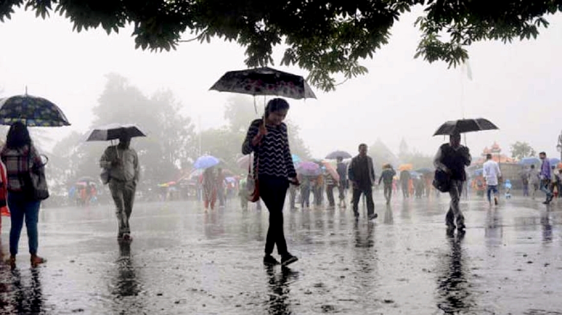 रातिदेखि देशका विभिन्न पहाडी जिल्लाको केही स्थानहरुमा वर्षा हुने,