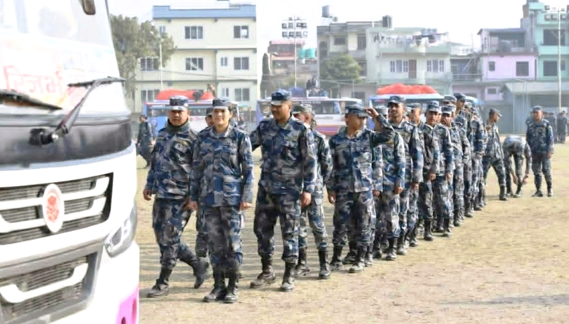 निर्वाचन सुरक्षामा खट्यो, देशभर सशस्त्र प्रहरी बल नेपाल APF