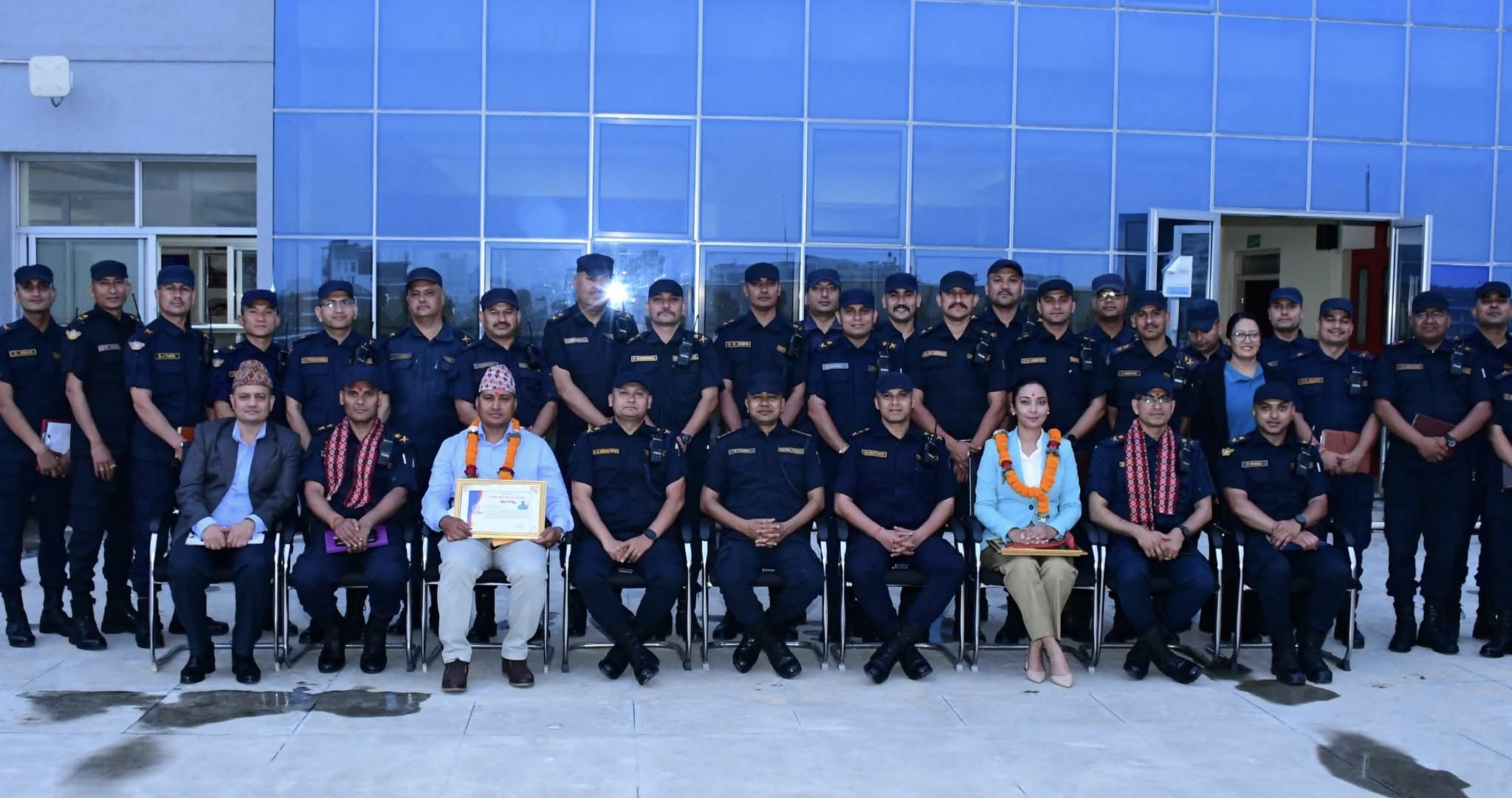 काठमाडौं प्रहरी परिसरमा डिएसपीहरूको स्वागत तथा बिदाइ कार्यक्रम सम्पन्न,